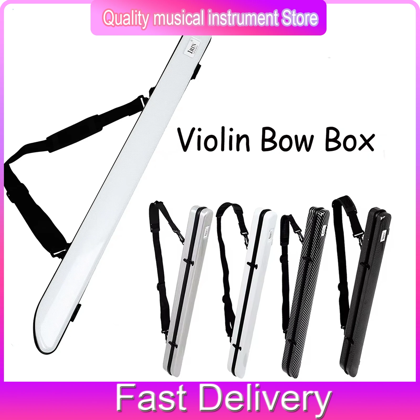 IRIN Violin Bow Box Anti-Knock Thickened Cotton Oblique Back Bow Box universal Is Suitable Accessories For Violin Viola Cello
IRIN Violin Bow Box Anti-Knock Thickened Cotton Oblique Back Bow Box universal Is Suitable Accessories For Violin Viola Cello