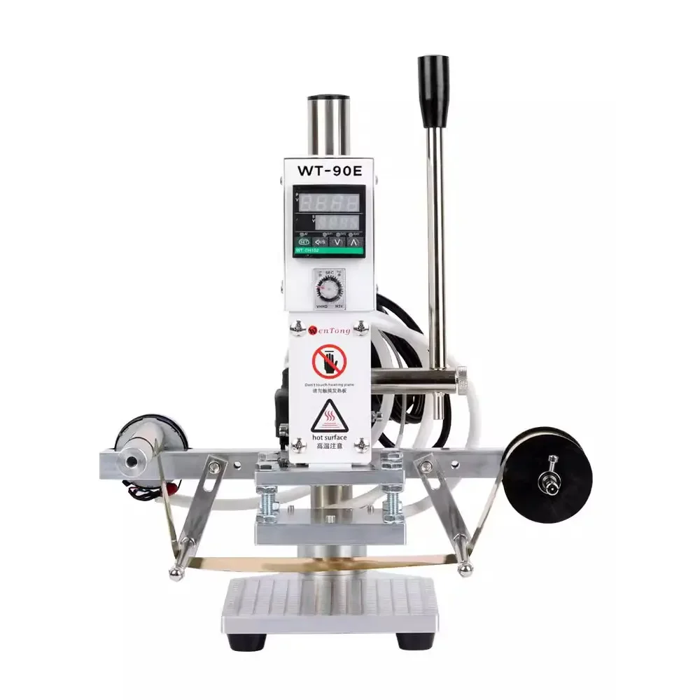 CHKJ Automatic Hot Foil Stamping Machine Manual Digital PVC Card Book Leather Paper Wood Custom Embossing Heat Press Machine
CHKJ Automatic Hot Foil Stamping Machine Manual Digital PVC Card Book Leather Paper Wood Custom Embossing Heat Press Machine