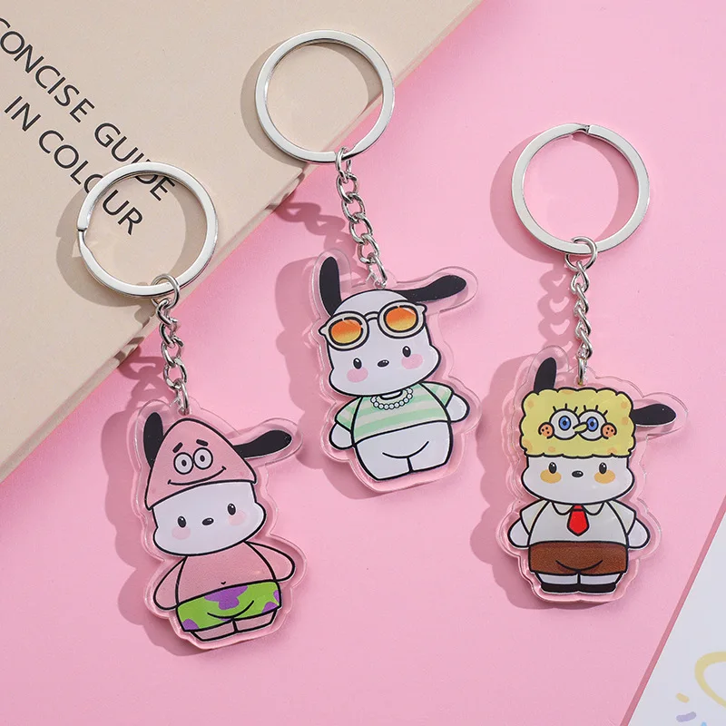 Kawaii Sanrio Pochacco acrylic keychain cartoon cute bag pendant girl gift men's and women's accessories
Kawaii Sanrio Pochacco acrylic keychain cartoon cute bag pendant girl gift men's and women's accessories