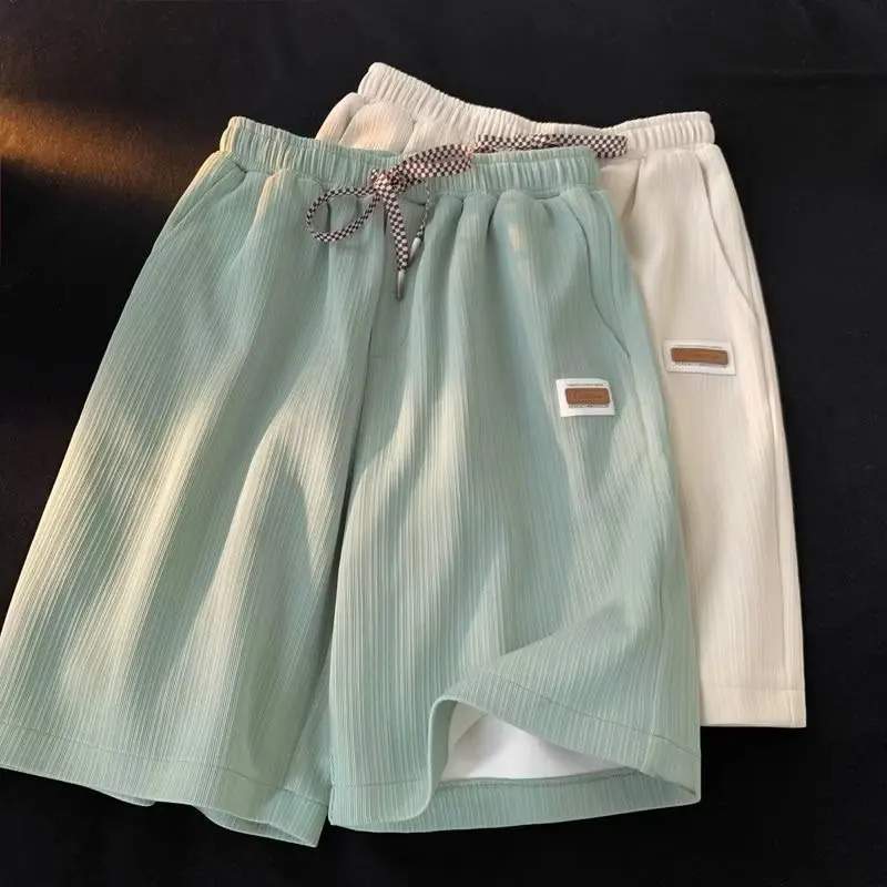 Men's Summer Thin Ice Silk Casual Baskeall Sports orts Loose Fit Five-Quarter Pants American Trendy Brand Versatile Pants
Men's Summer Thin Ice Silk Casual Baskeall Sports orts Loose Fit Five-Quarter Pants American Trendy Brand Versatile Pants