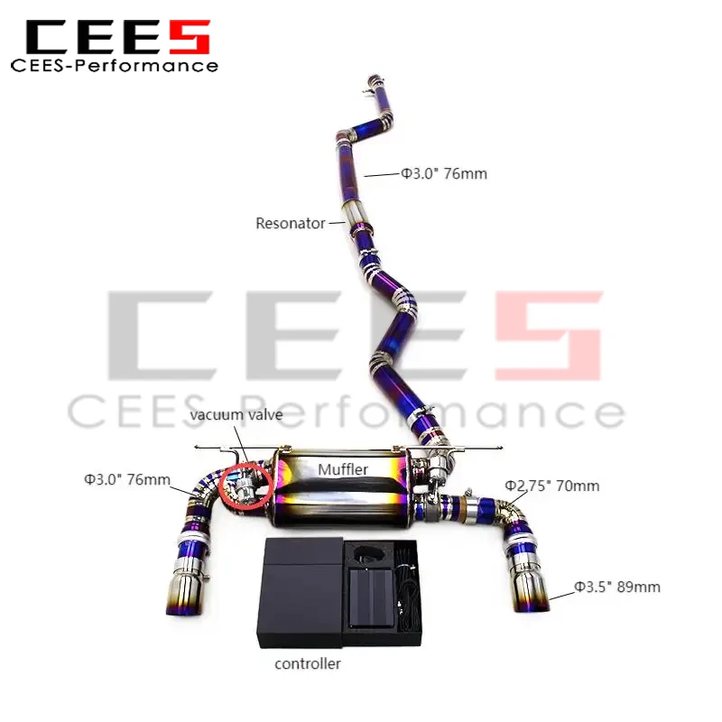 Cees 3-дюймовый глушитель Catback для BMW 440 440i G22 3.0T 2021-2024 выхлопная труба Escape Car Valved Sport Exhaust System
Cees 3-дюймовый глушитель Catback для BMW 440 440i G22 3.0T 2021-2024 выхлопная труба Escape Car Valved Sport Exhaust System