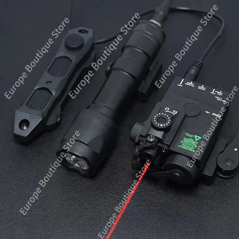 MINI-A2 PEQ15 Style Red Green Laser Light with 20mm Picatinny Rail Mount for Outdoor Model Parts Fit M300 M600
MINI-A2 PEQ15 Style Red Green Laser Light with 20mm Picatinny Rail Mount for Outdoor Model Parts Fit M300 M600