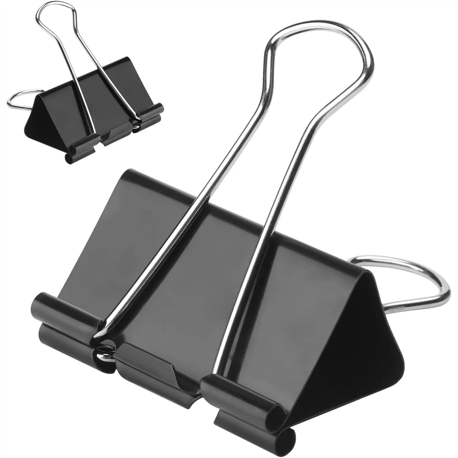 48 Pack XL Binder Clips 2 Inch, Jumbo Paper Clips Heavy Duty for Office School Kitchen Supplies
48 Pack XL Binder Clips 2 Inch, Jumbo Paper Clips Heavy Duty for Office School Kitchen Supplies