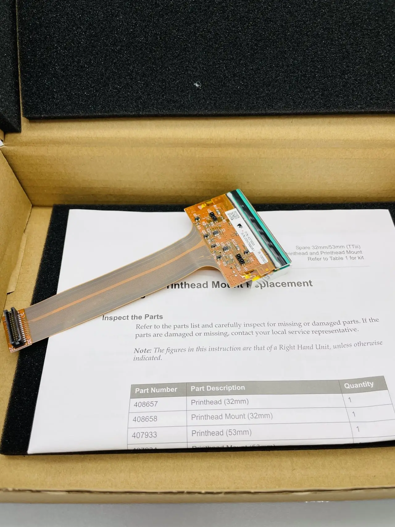 New 407933 Spare Printhead 53mm TT(iii) for Dataflex 6530, 6650
New 407933 Spare Printhead 53mm TT(iii) for Dataflex 6530, 6650