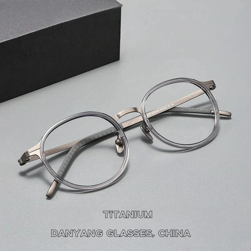 OLLYMURS New Retro TR90+ Titanium Glasses Frame Men's Retro Round Eyeglass Frame Women's Japanese Design Luxury Eyeglasses 26006
OLLYMURS New Retro TR90+ Titanium Glasses Frame Men's Retro Round Eyeglass Frame Women's Japanese Design Luxury Eyeglasses 26006