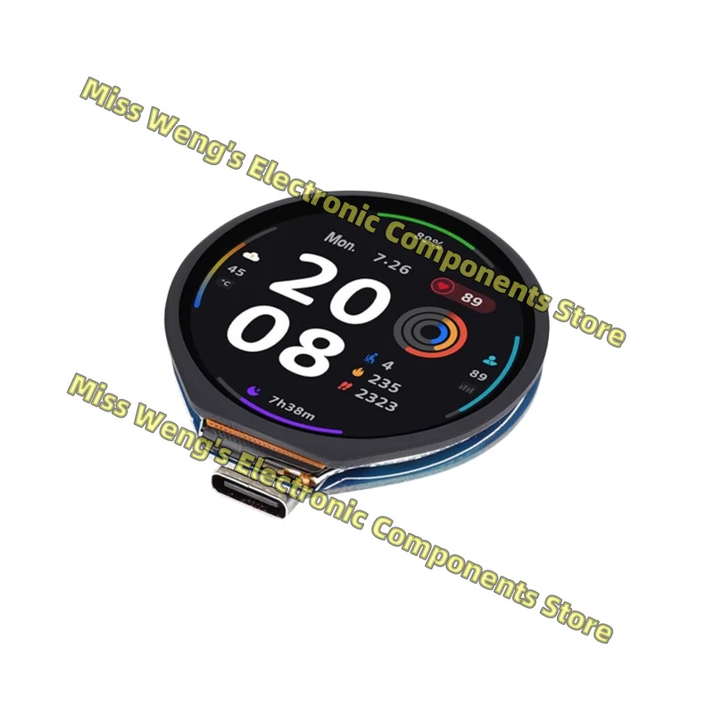 Плата разработки ESP32-S3 WiFi/Bluetooth 1,28-дюймовый емкостный сенсорный ЖК-экран, круглый ЖК-экран, ESP32-S3-Touch-LCD-1.28
Плата разработки ESP32-S3 WiFi/Bluetooth 1,28-дюймовый емкостный сенсорный ЖК-экран, круглый ЖК-экран, ESP32-S3-Touch-LCD-1.28