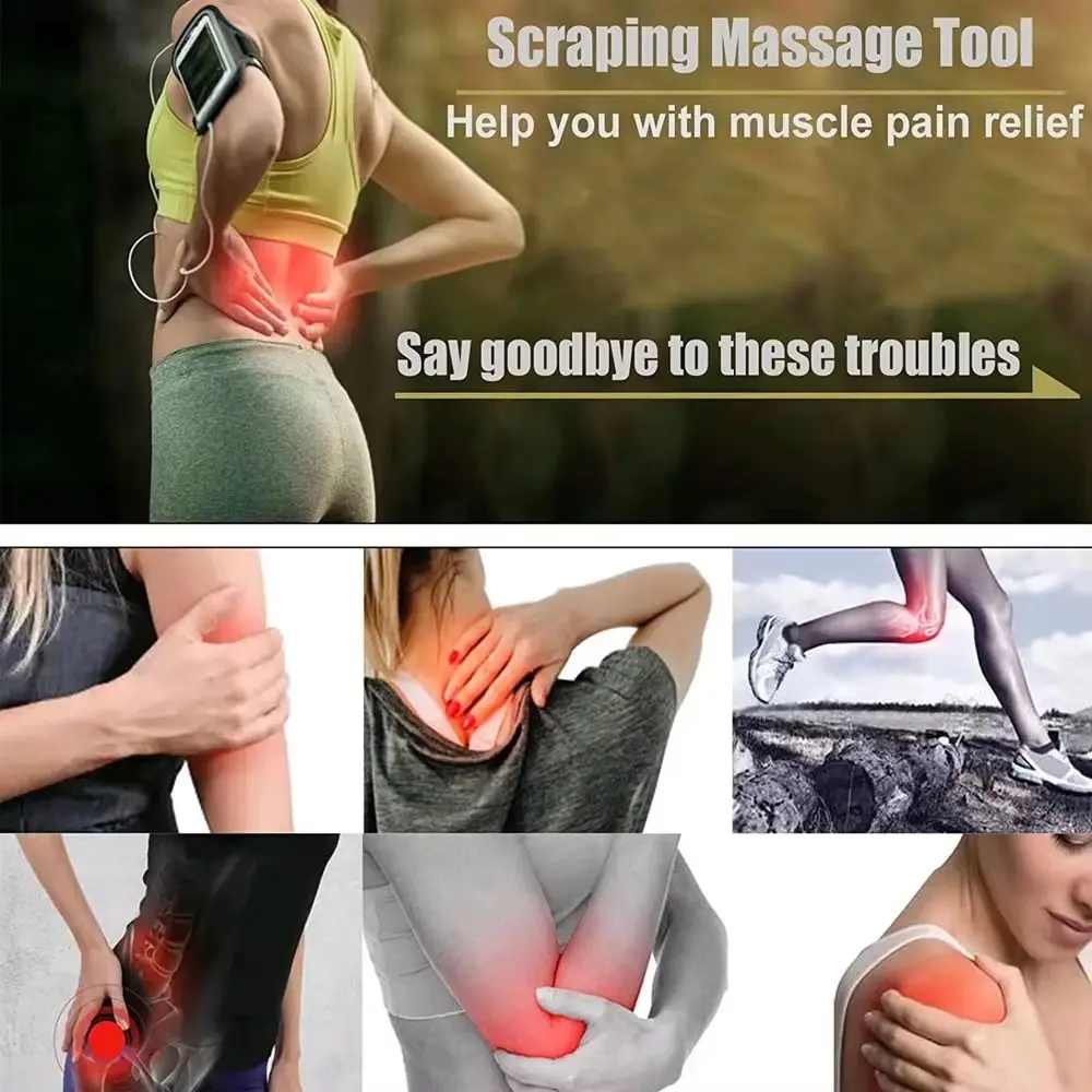 Stainless Steel Gua Sha Massage Tools for Relaxing Soft Tissue Back Pain Scraping Massager Reduce Head Neck Pain Arm Massager
Stainless Steel Gua Sha Massage Tools for Relaxing Soft Tissue Back Pain Scraping Massager Reduce Head Neck Pain Arm Massager