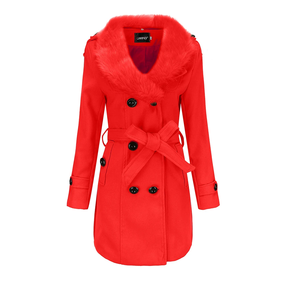 Large Collar Winter Coat Outerwears Fashion Wool Coat Mid-Length Winter Jacket Non-Stretch Fabric Regular Length Coat
Large Collar Winter Coat Outerwears Fashion Wool Coat Mid-Length Winter Jacket Non-Stretch Fabric Regular Length Coat