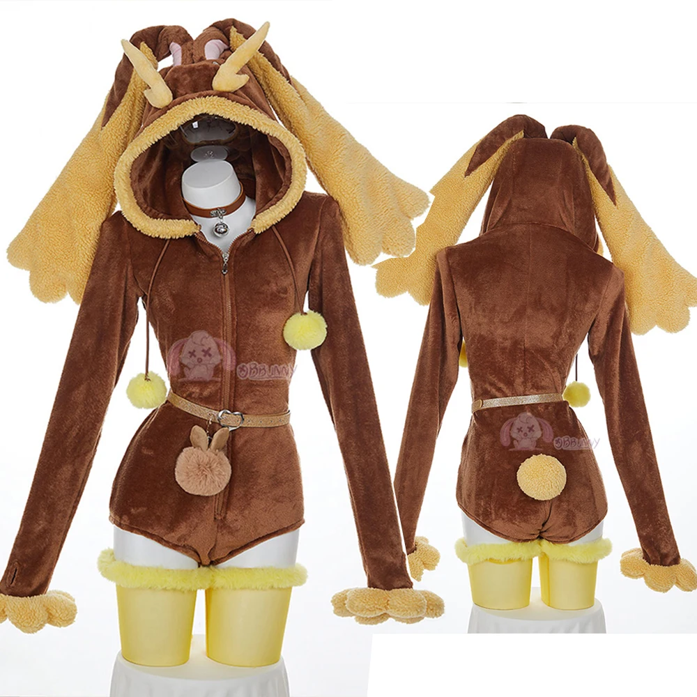 Game Kawaii Suits Long-eared Rabbit Yellow Cosplay Costume Bunny Original Style Sexy Anime Hooded Bodysuit For Women Halloween
Game Kawaii Suits Long-eared Rabbit Yellow Cosplay Costume Bunny Original Style Sexy Anime Hooded Bodysuit For Women Halloween