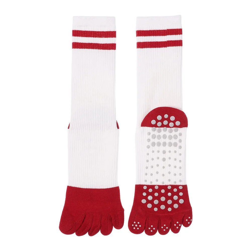 New Cotton Five-finger Yoga Socks Non Slip Breathable Grip Socks Silicone Grips Sports Socks Yoga Barre Ballet
New Cotton Five-finger Yoga Socks Non Slip Breathable Grip Socks Silicone Grips Sports Socks Yoga Barre Ballet