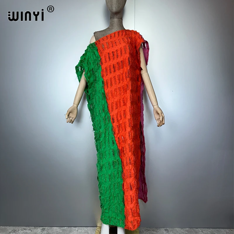 WINYI Original denim sexy long dress with holes New Fashion Africa Womens party holiday Casual Short Sleeve Maxi beach dress
WINYI Original denim sexy long dress with holes New Fashion Africa Womens party holiday Casual Short Sleeve Maxi beach dress