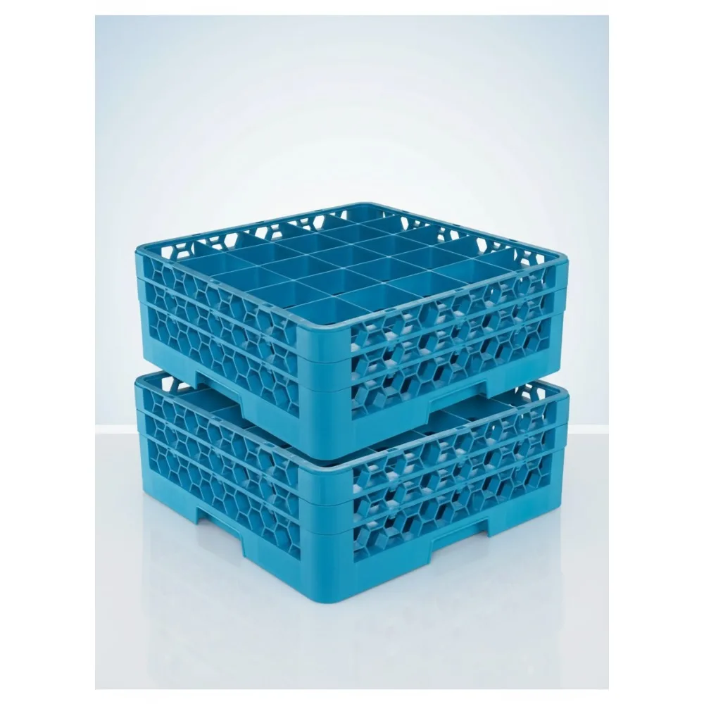 25-Compartment Glass Rack with Extenders for Bars & Restaurants, Blue, 7.12 Inch - Durable Dishwasher-Safe Organizer
25-Compartment Glass Rack with Extenders for Bars & Restaurants, Blue, 7.12 Inch - Durable Dishwasher-Safe Organizer