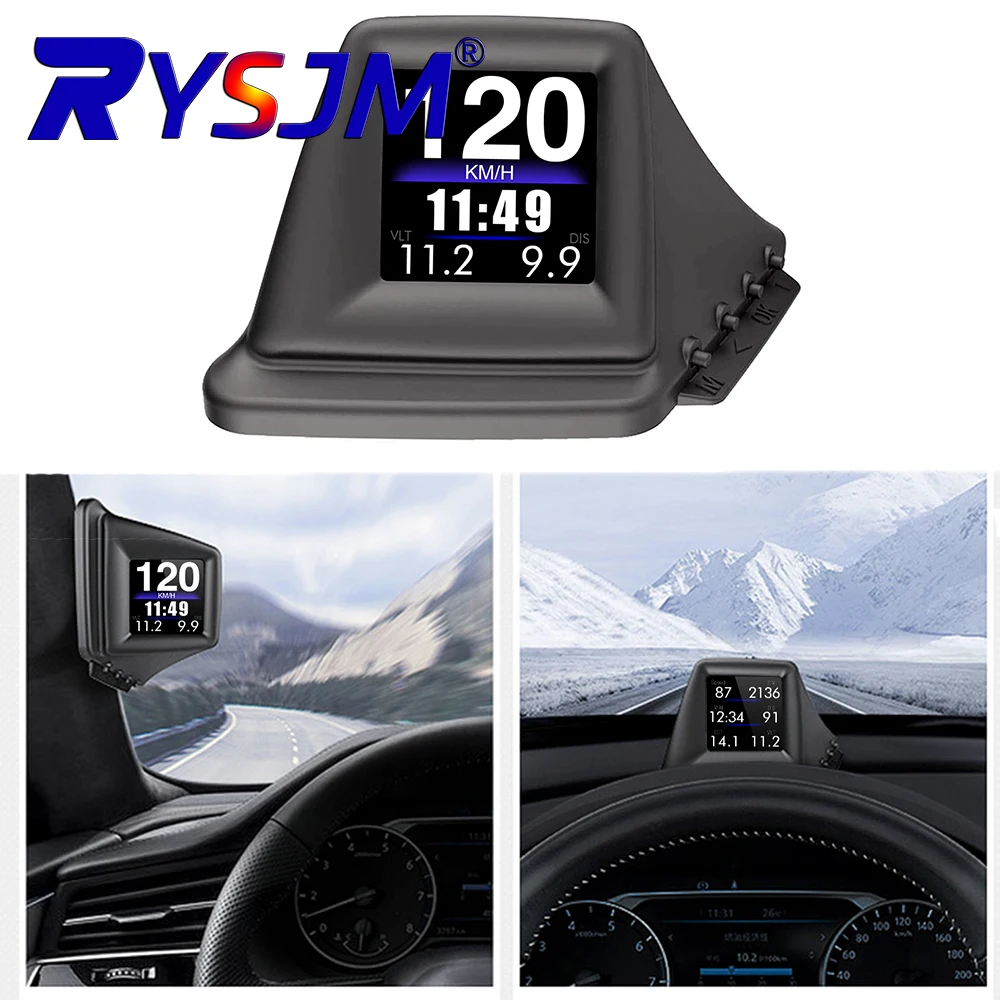  OBD2 проекционный дисплей: давление турбонаддува, давление масла, частота вращения, температура воды, спидометр, бортовой компьютер с сигнализацией превышения скорости
OBD2 проекционный дисплей: давление турбонаддува, давление масла, частота вращения, температура воды, спидометр, бортовой компьютер с сигнализацией превышения скорости