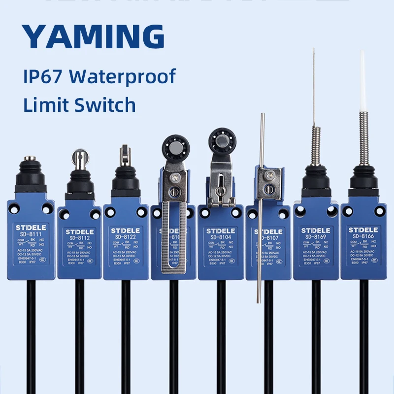 IP67 Waterproof Limit Switch Fecal Scraper Machine Sealing Micro Action SD-8108 Roller 8107 Outdoor ME-8104 Breeding
IP67 Waterproof Limit Switch Fecal Scraper Machine Sealing Micro Action SD-8108 Roller 8107 Outdoor ME-8104 Breeding