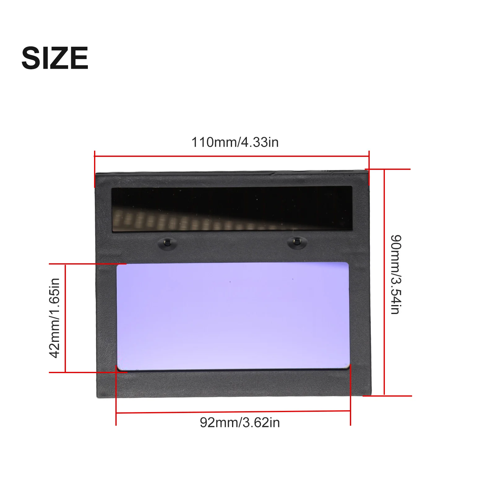 1pcs Solar Auto Darkening Shading Welding Filter Lens Welder Protective Gear Cover 110 Mm*90 Mm Welding Helmet Parts
1pcs Solar Auto Darkening Shading Welding Filter Lens Welder Protective Gear Cover 110 Mm*90 Mm Welding Helmet Parts