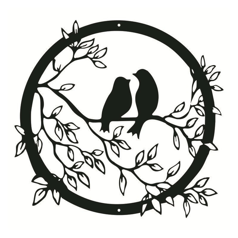 Home Decor Bird Wall Decoration Black/Color Branch Bird Pattern Circular Shape Crafts Metal Ornament Brand New
Home Decor Bird Wall Decoration Black/Color Branch Bird Pattern Circular Shape Crafts Metal Ornament Brand New