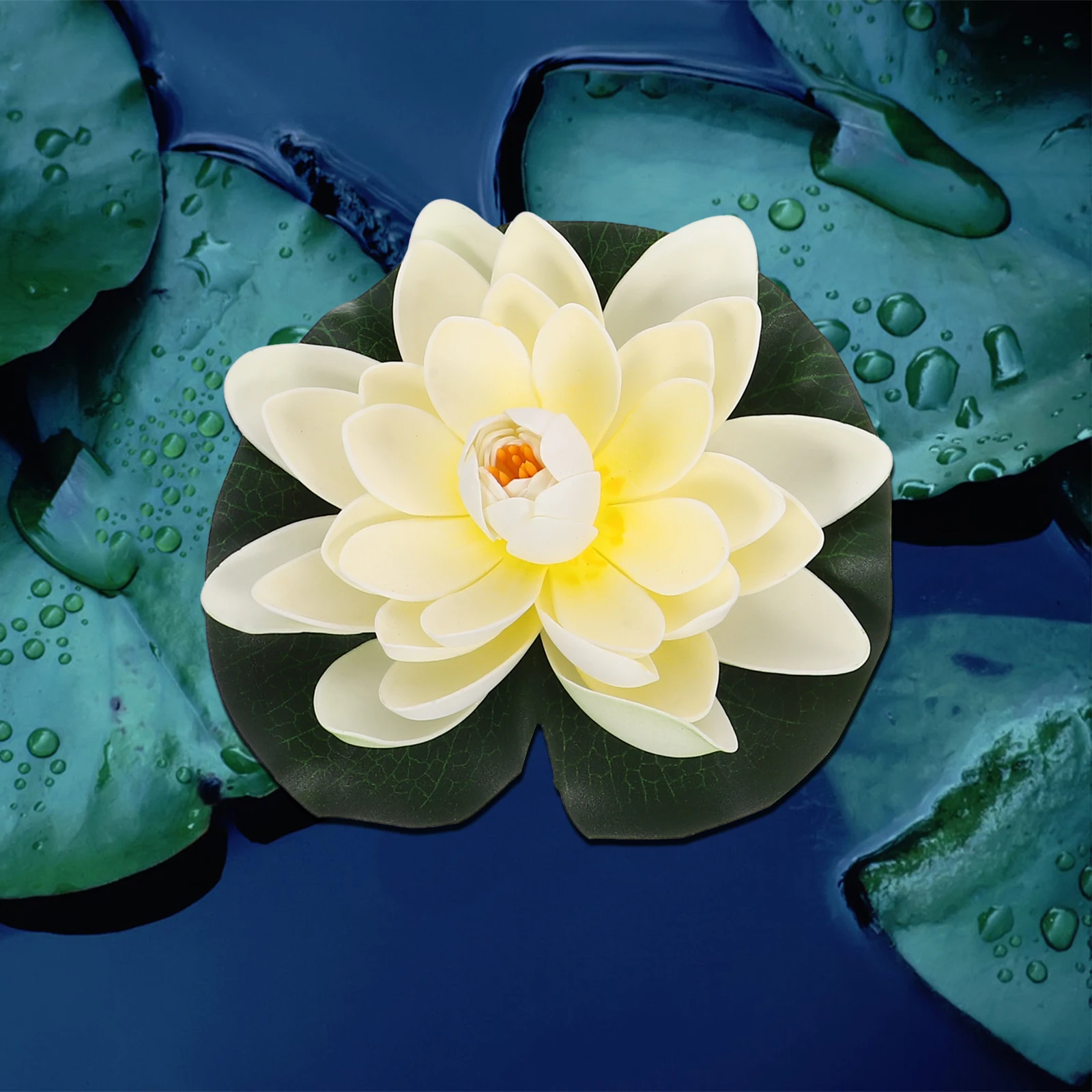 4 Pcs Lotus Water Fake Lotus Leaves Lily Decor Floating Plants for Pond Fish Tank Garden Home Simulation Flower
4 Pcs Lotus Water Fake Lotus Leaves Lily Decor Floating Plants for Pond Fish Tank Garden Home Simulation Flower