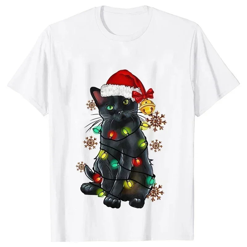 Creative design Fashion Christmas Lights Holiday T-shirt for Funny Cat Christmas Party Tops Harajuku Sweatshirt loose Clothing
Creative design Fashion Christmas Lights Holiday T-shirt for Funny Cat Christmas Party Tops Harajuku Sweatshirt loose Clothing