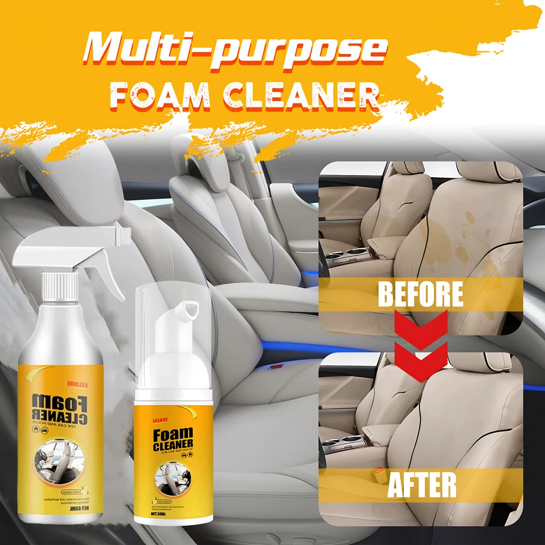 Multifunctional Foam Cleaner Car Interior Stain Removal and Cleaning Leather Seat Foam Cleaner Spray Foam Maintenance Wash Car
Multifunctional Foam Cleaner Car Interior Stain Removal and Cleaning Leather Seat Foam Cleaner Spray Foam Maintenance Wash Car