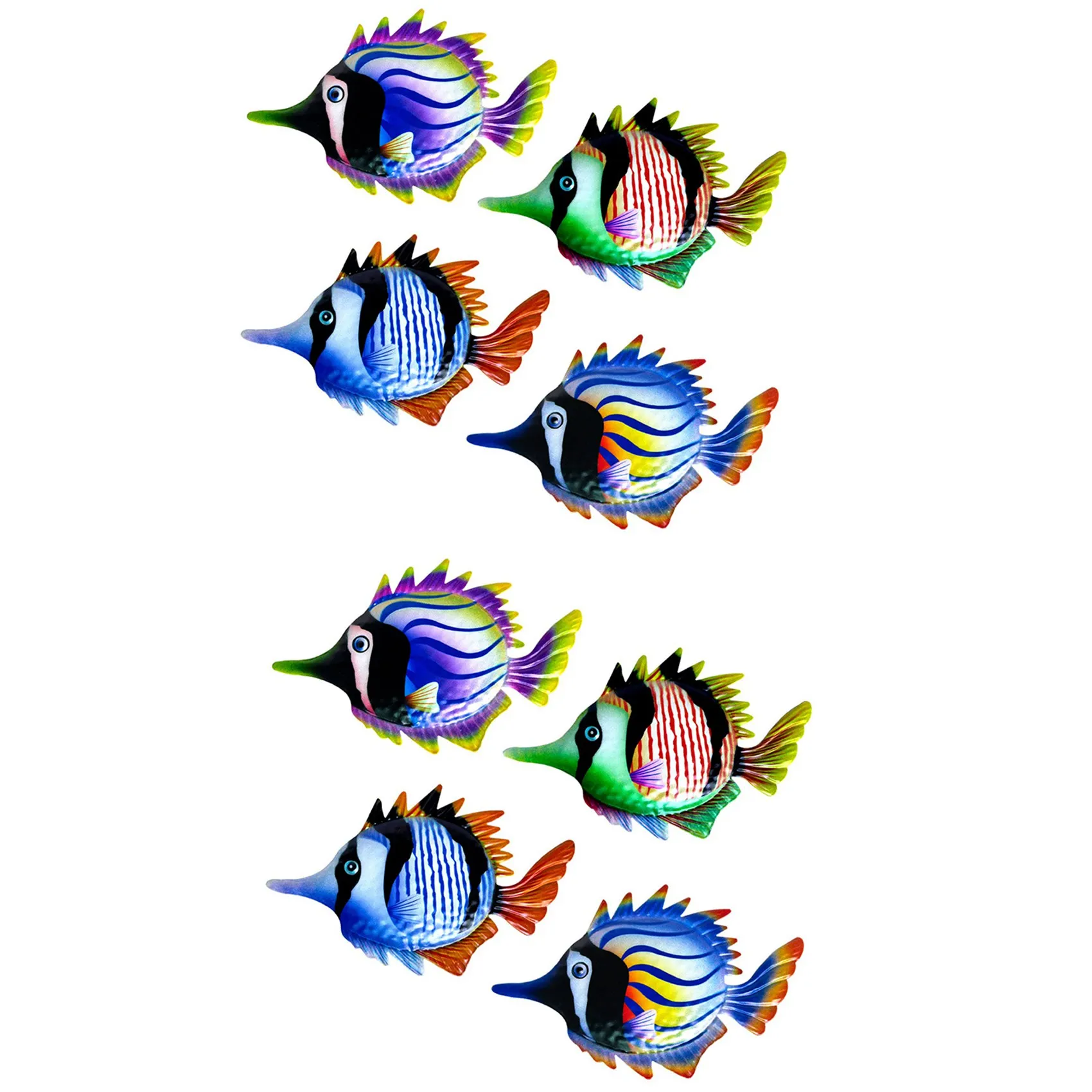 8Pcs Metal Fish Garden Crafts Wall Decor Iron Art Office Porch Bedroom Balcony Hanging Ornaments Indoor Outdoor Decor New
8Pcs Metal Fish Garden Crafts Wall Decor Iron Art Office Porch Bedroom Balcony Hanging Ornaments Indoor Outdoor Decor New
