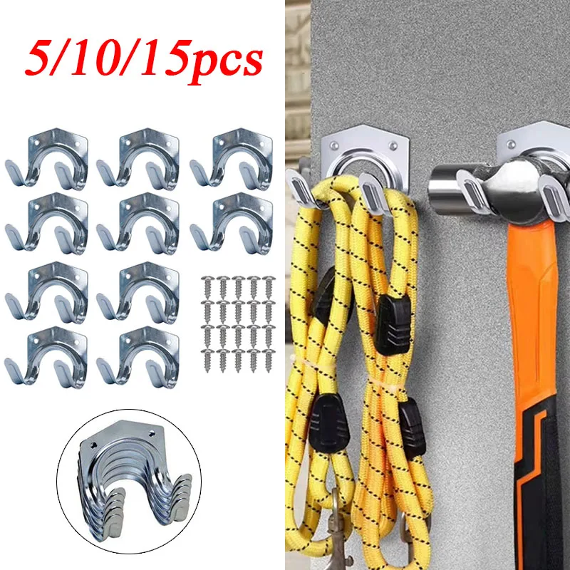 5/10/15pcs Storage Wall Hook Multipurpose Metal Double Hooks Garage Shed Hanging Organizer Hook Clothes Rack Garden Kitchen Tool
5/10/15pcs Storage Wall Hook Multipurpose Metal Double Hooks Garage Shed Hanging Organizer Hook Clothes Rack Garden Kitchen Tool