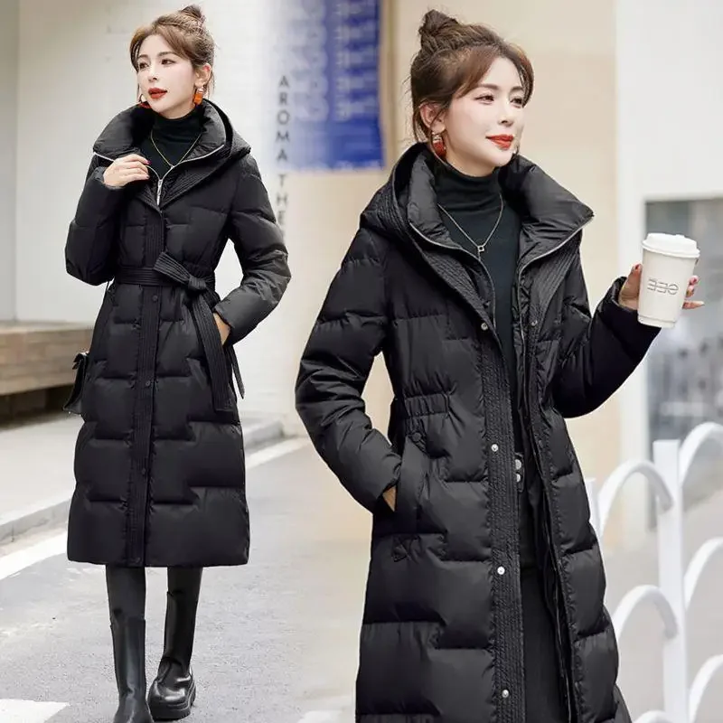 Women Coat Hooded Skinny Down Cotton Clothing Fashion Medium Long Thick Parkas Down Feather Cotton Clothing Jacket Women
Women Coat Hooded Skinny Down Cotton Clothing Fashion Medium Long Thick Parkas Down Feather Cotton Clothing Jacket Women