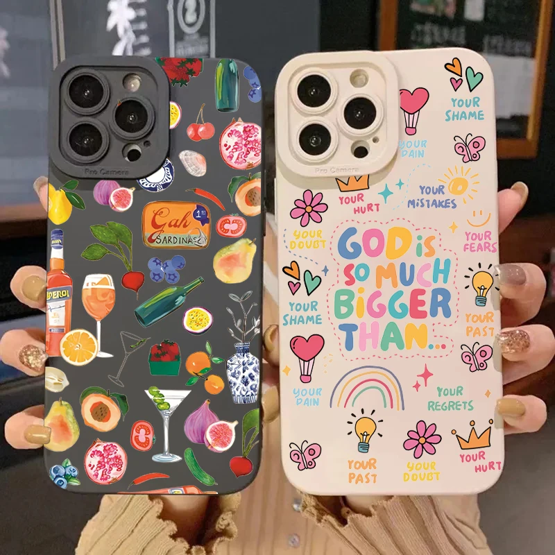 Fruit Juice Flower Pattern Phone Case For Samsung Galaxy A16 A15 A26 A33 A56 5G A34 S25 S24 S23 S22 S21 Ultra Plus FE Soft Cover
Fruit Juice Flower Pattern Phone Case For Samsung Galaxy A16 A15 A26 A33 A56 5G A34 S25 S24 S23 S22 S21 Ultra Plus FE Soft Cover