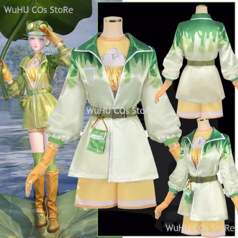 Game Infinity Nikki Cosplay Costume Sweet Lolita Girls Green Dress Frog Hat Socks Uniform Woman Halloween Con Party Play Outfits
Game Infinity Nikki Cosplay Costume Sweet Lolita Girls Green Dress Frog Hat Socks Uniform Woman Halloween Con Party Play Outfits