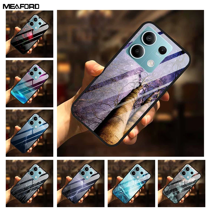 For Redmi Note 13 5G 4G Case Note13Pro+ Luxury Tempered Glass Hard Back Covers for Xiaomi Redmi Note 13 Pro Plus Cases Fundas
For Redmi Note 13 5G 4G Case Note13Pro+ Luxury Tempered Glass Hard Back Covers for Xiaomi Redmi Note 13 Pro Plus Cases Fundas