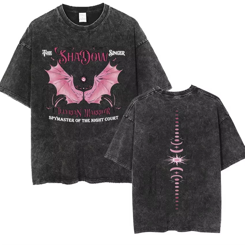 The Bat Boys The Night Court Acotar Retro Washed T Shirt Men's Fashion Gothic Tshirts Male Cool Oversized T-shirt Y2k Streetwear
The Bat Boys The Night Court Acotar Retro Washed T Shirt Men's Fashion Gothic Tshirts Male Cool Oversized T-shirt Y2k Streetwear