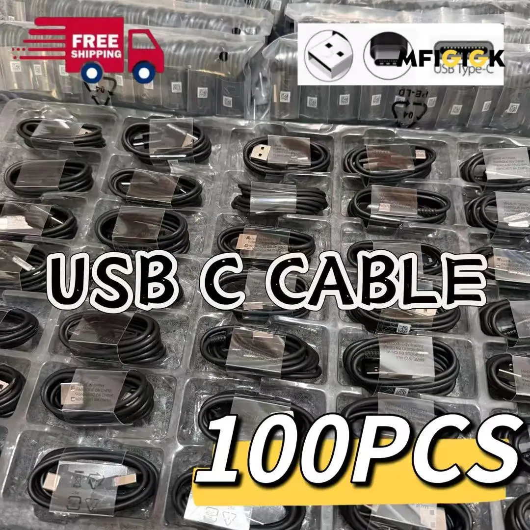MFIGlGK 100pcs Lot Type C Android Charger Data Lead Fast Charging USB C Cable Cord 4ft
MFIGlGK 100pcs Lot Type C Android Charger Data Lead Fast Charging USB C Cable Cord 4ft