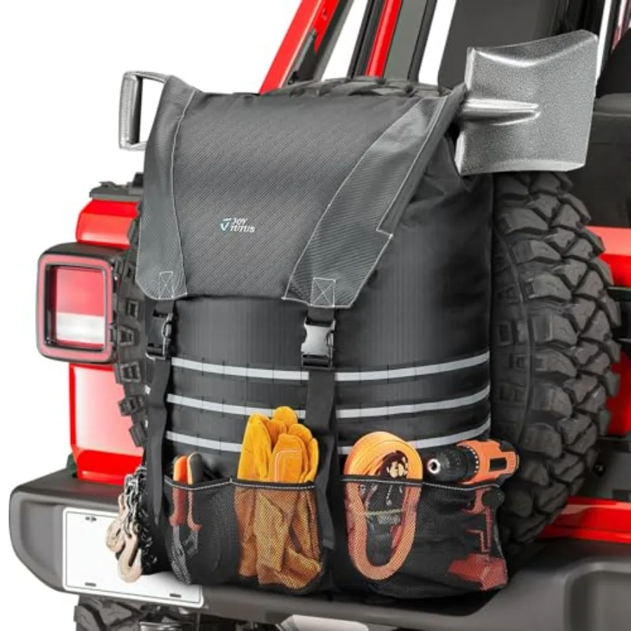 Spare Tire Trash Bag Fits 40 Tire 31 Gallons Overland Series Larger Capacity Cargo Spare Tire Storage Bag for Off-Road Camping
Spare Tire Trash Bag Fits 40 Tire 31 Gallons Overland Series Larger Capacity Cargo Spare Tire Storage Bag for Off-Road Camping