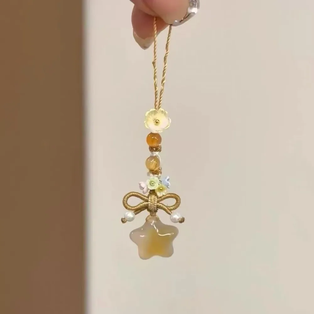Chinese Style Ice Transparent Star Flower Pendant Resin Bowknot Mobile Bag Pendant Hand Knitting Beaded Phone Strap Mobile Bag
Chinese Style Ice Transparent Star Flower Pendant Resin Bowknot Mobile Bag Pendant Hand Knitting Beaded Phone Strap Mobile Bag