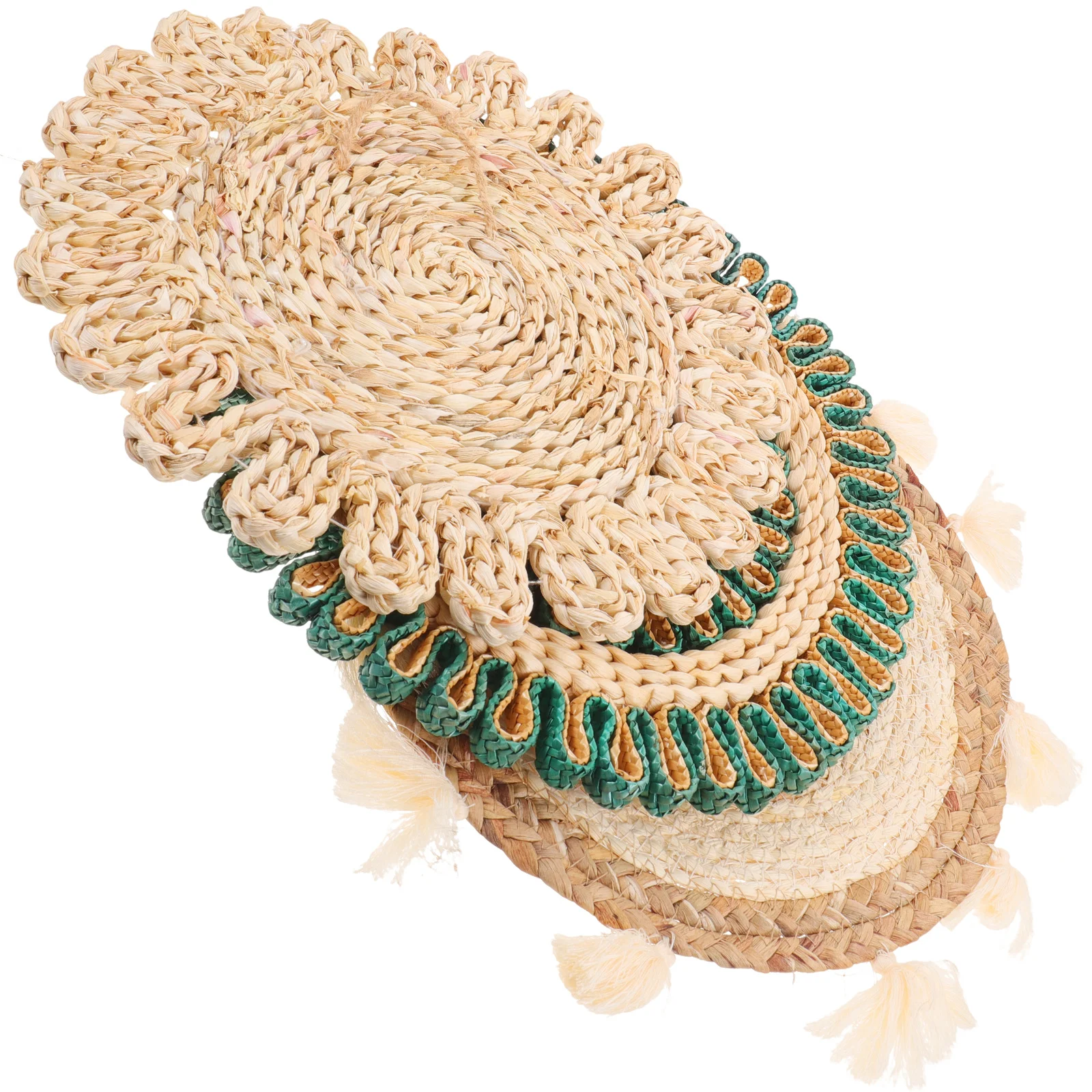3pcs Wall Hanging Decor Grass Woven Pendants Bedroom Living Room Nursery Ethnic Style Rattan Art Craft Ornament Macrame Pendant
3pcs Wall Hanging Decor Grass Woven Pendants Bedroom Living Room Nursery Ethnic Style Rattan Art Craft Ornament Macrame Pendant
