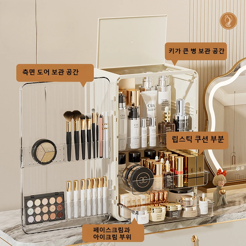 Light Luxury Cosmetics Organizer with Desktop Rack Large Capacity Makeup Lipstick Box Lid Dustproof Multifunctional Storage Box
Light Luxury Cosmetics Organizer with Desktop Rack Large Capacity Makeup Lipstick Box Lid Dustproof Multifunctional Storage Box