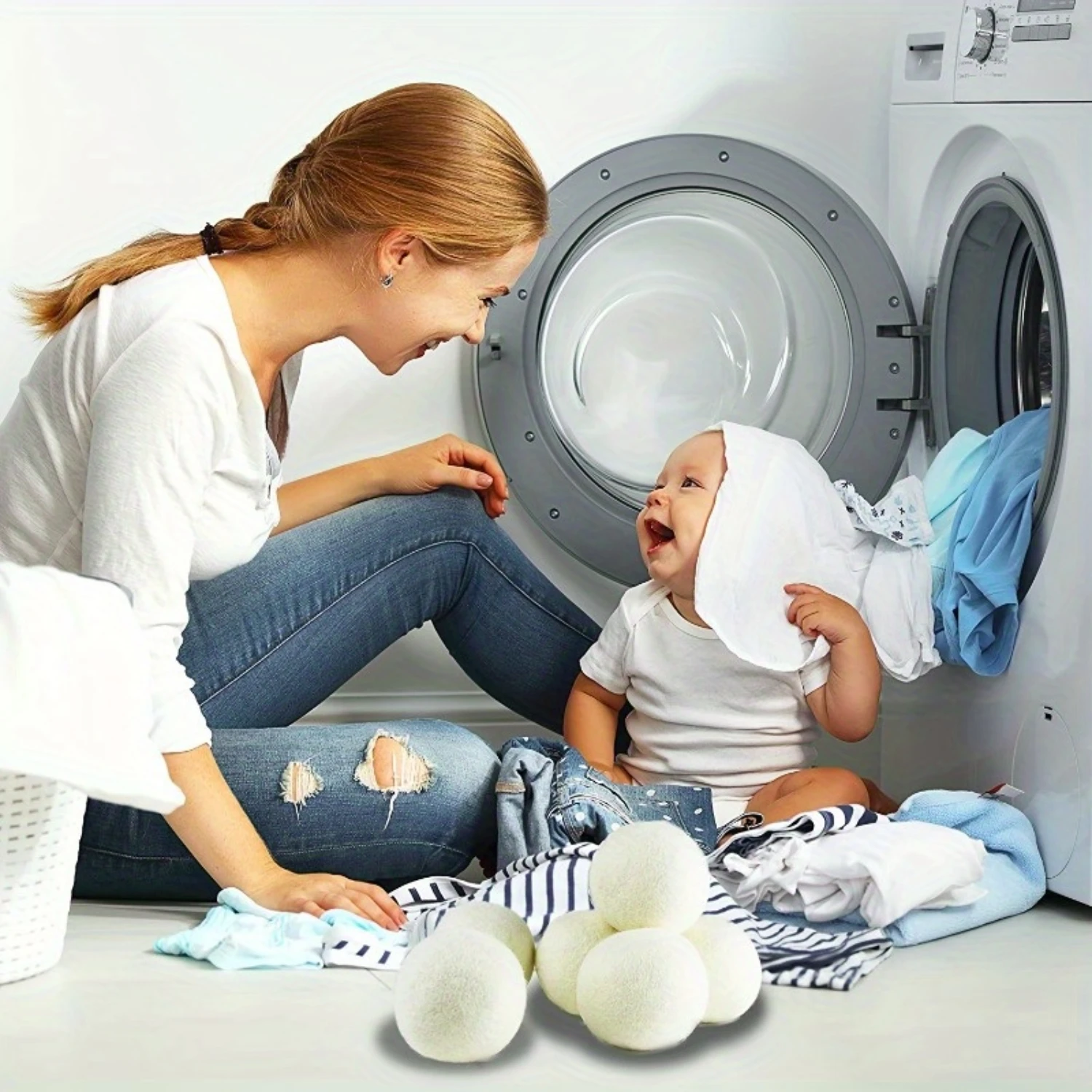 3/6pcs Clothes Anti-static Laundry Wool Drying Balls, Reusable Softener, Wool Drying Balls, Washing Machine Accessories, DIY Fel
3/6pcs Clothes Anti-static Laundry Wool Drying Balls, Reusable Softener, Wool Drying Balls, Washing Machine Accessories, DIY Fel