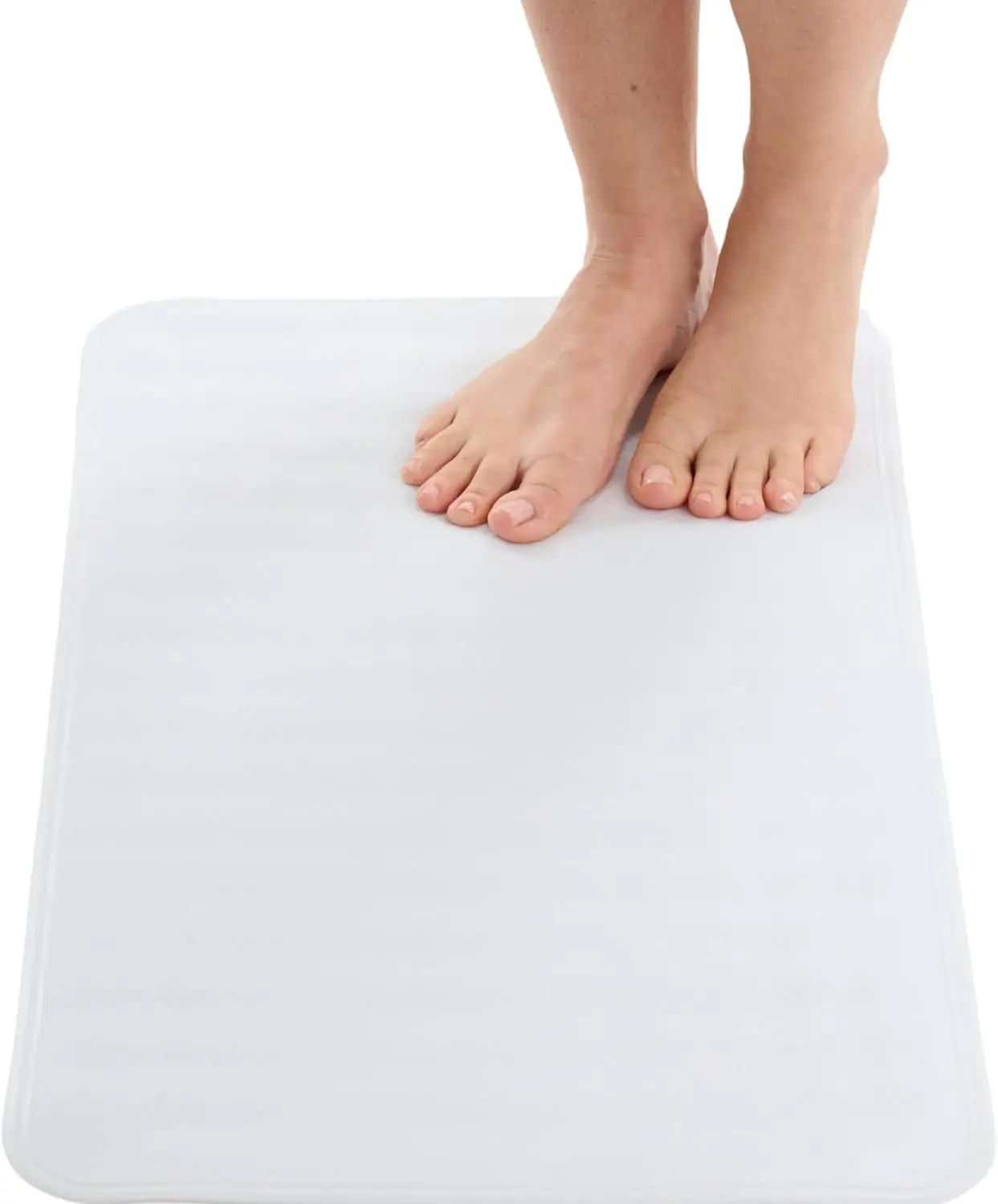 Non Slip Bath Mat for Tub and Shower Floors – Anti Slip Shower Mat with Secure Suction Cup Grip – Soft White Bathtub Mat 28x16
Non Slip Bath Mat for Tub and Shower Floors – Anti Slip Shower Mat with Secure Suction Cup Grip – Soft White Bathtub Mat 28x16