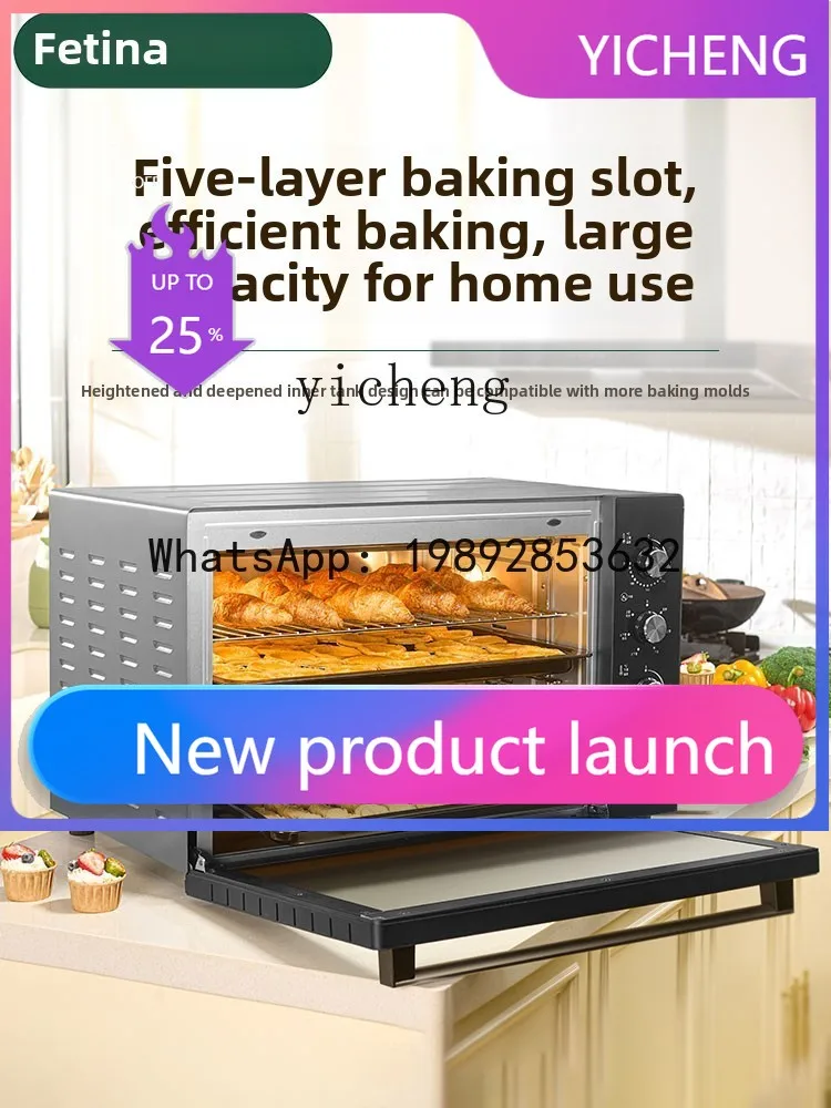 H3 Electric Oven Commercial Large Capacity 120L Household Private Baking Fully Automatic Multi-Function Hot Air Oven
H3 Electric Oven Commercial Large Capacity 120L Household Private Baking Fully Automatic Multi-Function Hot Air Oven