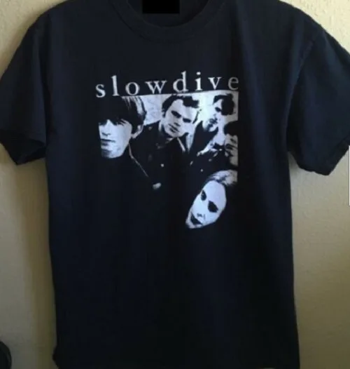 Винтажная винтажная футболка 90-х Slowdive-суранда для мужчин и женщин, футболка унисекс
Винтажная винтажная футболка 90-х Slowdive-суранда для мужчин и женщин, футболка унисекс
