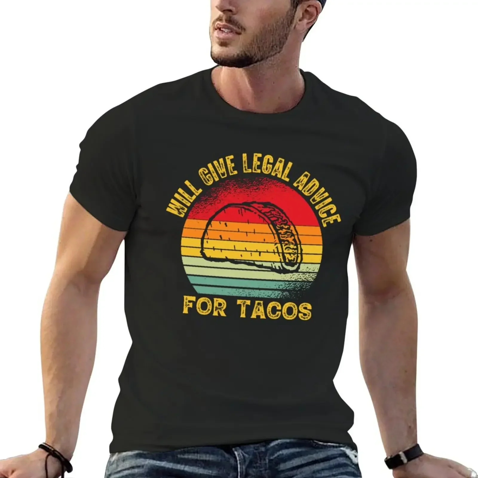Will Give Legal Advice For Tacos T-shirt summer top oversized heavy weight t shirts for men
Will Give Legal Advice For Tacos T-shirt summer top oversized heavy weight t shirts for men