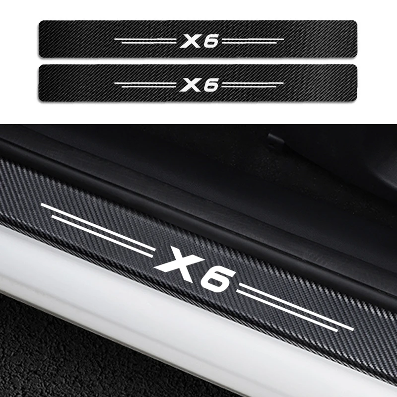 4PCS For BMW X6 F16 E71 Auto Door Sills Guards Decoration Accessories Car Carbon Fiber Protector Door Threshold Plate Stickers
4PCS For BMW X6 F16 E71 Auto Door Sills Guards Decoration Accessories Car Carbon Fiber Protector Door Threshold Plate Stickers