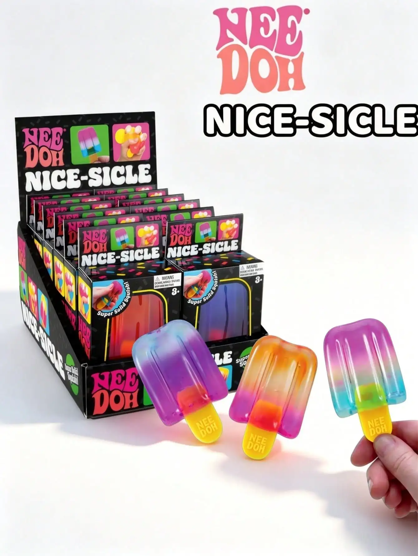 Schylling NeeDoh Soft Ice Cream Shaped Toy | Gradient Transparent Ice Cream Appearance | Cute Summer Dessert | Transparent Jelly Texture Stress Relief Toy | Graduation Party Beach Party Gift
Schylling NeeDoh Soft Ice Cream Shaped Toy | Gradient Transparent Ice Cream Appearance | Cute Summer Dessert | Transparent Jelly Texture Stress Relief Toy | Graduation Party Beach Party Gift