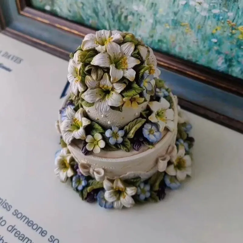 Lily Double-layer Storage Box Epoxy Resin Silicone Mold DIY Aromatherapy Gypsum Candle Craft Mold Desktop Decoration
Lily Double-layer Storage Box Epoxy Resin Silicone Mold DIY Aromatherapy Gypsum Candle Craft Mold Desktop Decoration