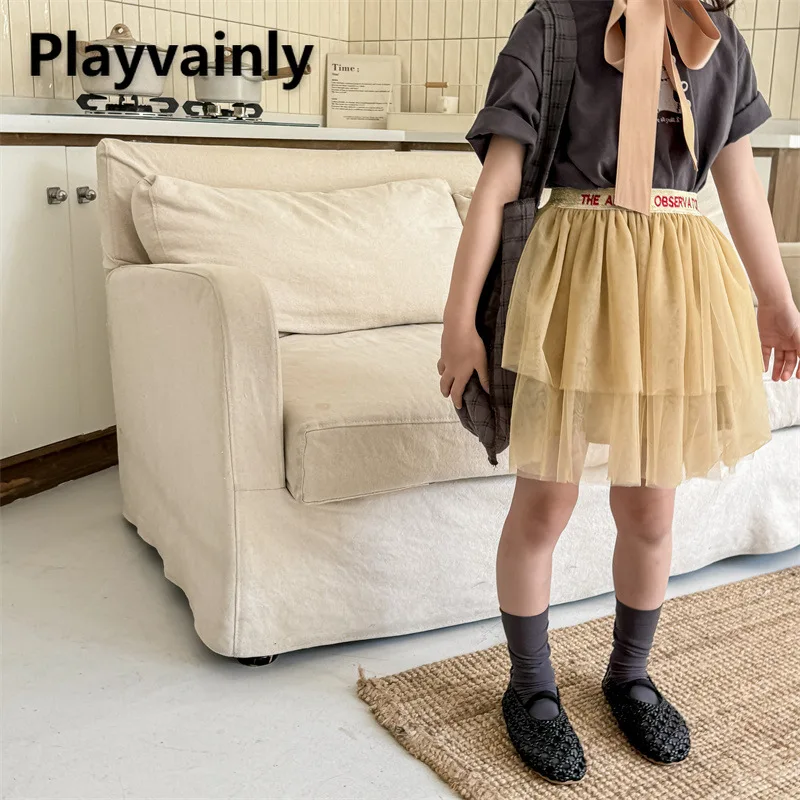 Korean Style Summer Kids Girls Skirt Elastic Waist Solid Color Knee-length Safety Yarn Mesh TUTU Skirt Children Clothing H5233
Korean Style Summer Kids Girls Skirt Elastic Waist Solid Color Knee-length Safety Yarn Mesh TUTU Skirt Children Clothing H5233