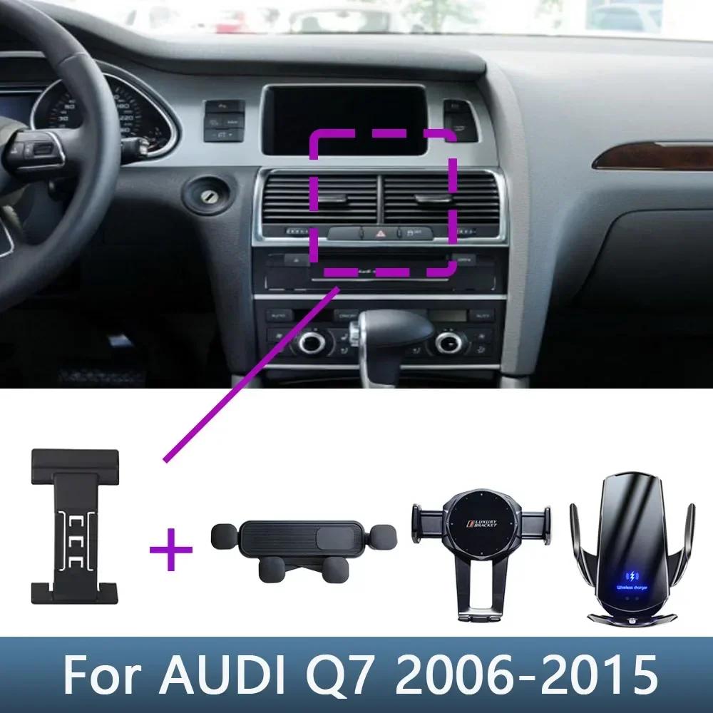 Car Phone Holder For AUDI Q7 2006 2007 2008 2009 2010-2015 Special Fixed Bracket Base Wireless Charging Interior Accessories
Car Phone Holder For AUDI Q7 2006 2007 2008 2009 2010-2015 Special Fixed Bracket Base Wireless Charging Interior Accessories
