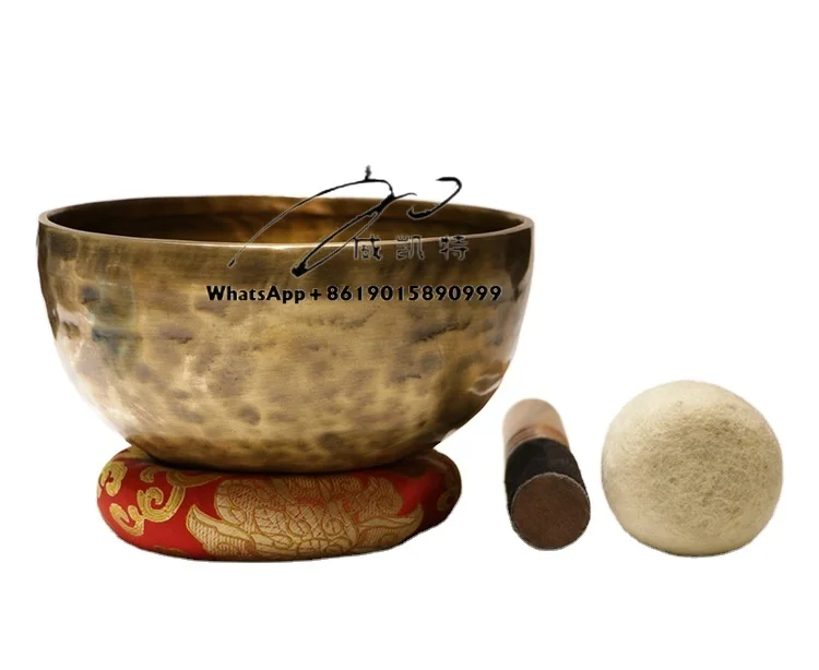 Fully Handmade Tibetan Singing Bowl with Mallet and Ring
Fully Handmade Tibetan Singing Bowl with Mallet and Ring