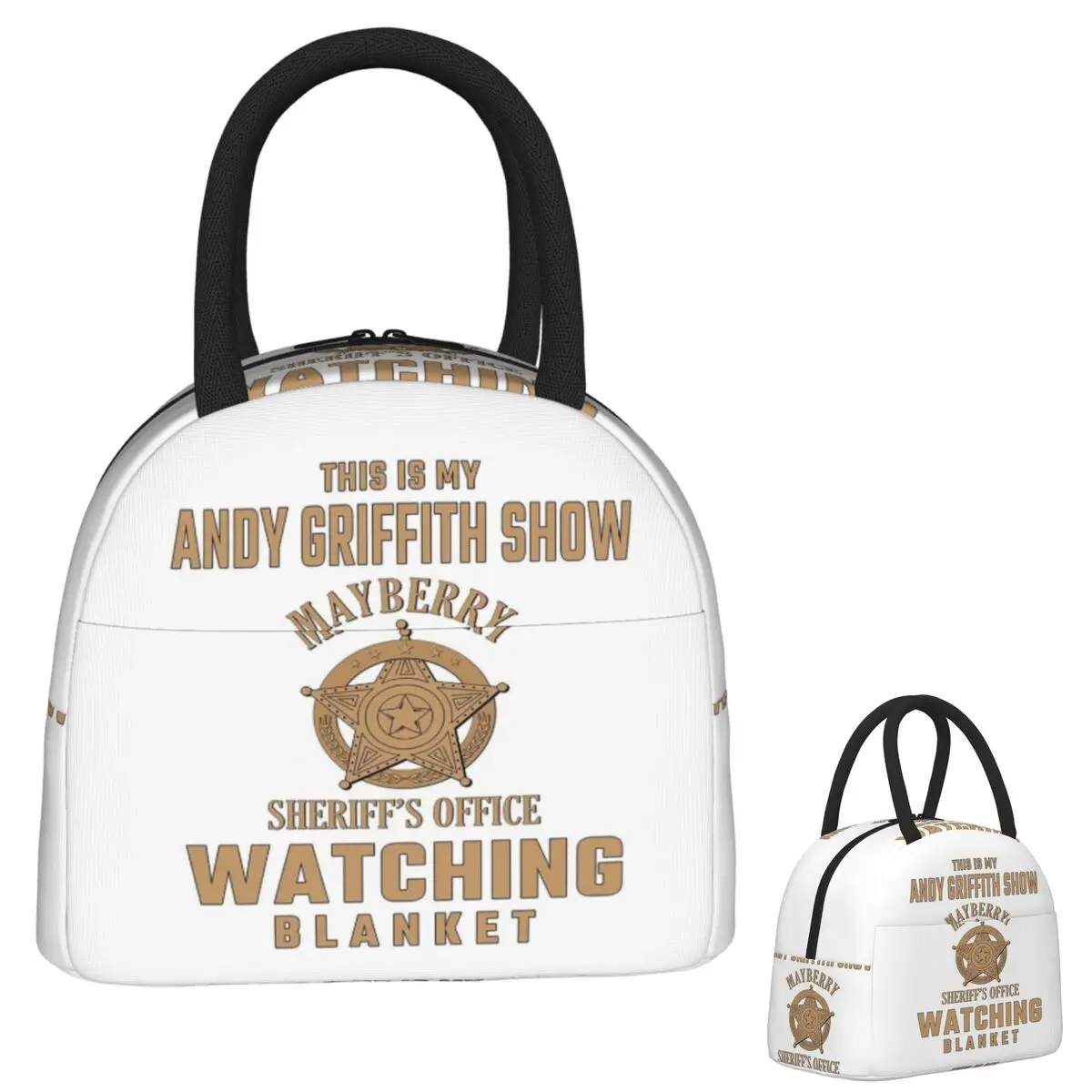This Is My Andy Griffith Show Insulated Lunch Bag for Women Kids Portable Food Boxes Thermal Lunch Box Tote
This Is My Andy Griffith Show Insulated Lunch Bag for Women Kids Portable Food Boxes Thermal Lunch Box Tote