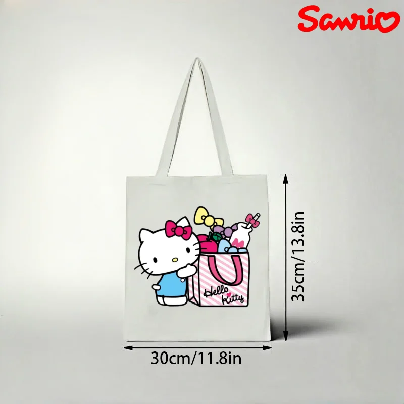 1pc Kawaii Hello Kitty with Shopping Bag Print Canvas Tote Bag, Large Capacity Daily Shopping & School Shoulder Bag
1pc Kawaii Hello Kitty with Shopping Bag Print Canvas Tote Bag, Large Capacity Daily Shopping & School Shoulder Bag