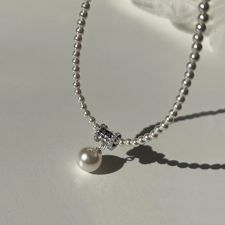 PONYKISS 925 Silver Bead Chain Pearl Choker Necklace for Women Classic Fine Jewelry Minimalist Accessories 
PONYKISS 925 Silver Bead Chain Pearl Choker Necklace for Women Classic Fine Jewelry Minimalist Accessories