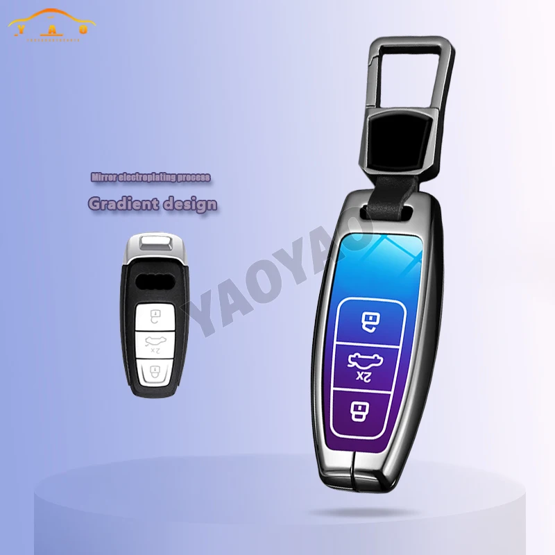 Zinc Alloy Gradient Color Car Remote Key Shell For Audi A6 A7 A8 E-tron Q5 Q8 C8 D5 Key Protect Accessories
Zinc Alloy Gradient Color Car Remote Key Shell For Audi A6 A7 A8 E-tron Q5 Q8 C8 D5 Key Protect Accessories
